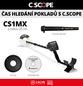 Detektor kovů C.Scope CS1MX pinpointer set