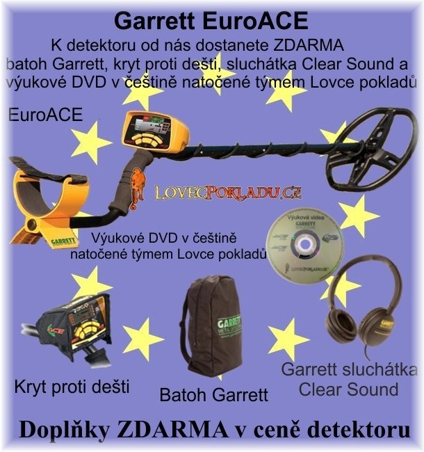Detektor kovů Garrett EuroAce | LovecPokladu.cz