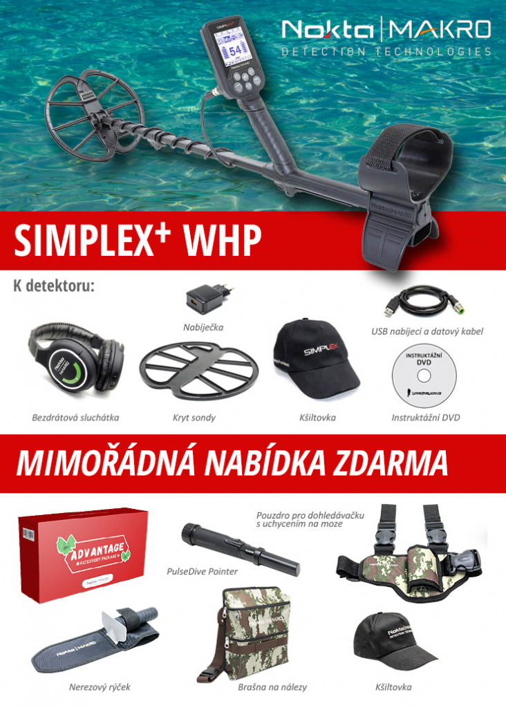 Nokta Simplex+ WHP Metalldetektor - DEAL DES JAHRES!