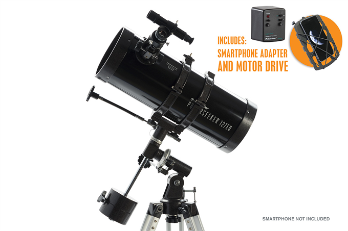 Zrcadlové teleskopy Celestron AstroMaster 130/650mm EQ  a PowerSeeker 127/1000mm EQ konečně skladem