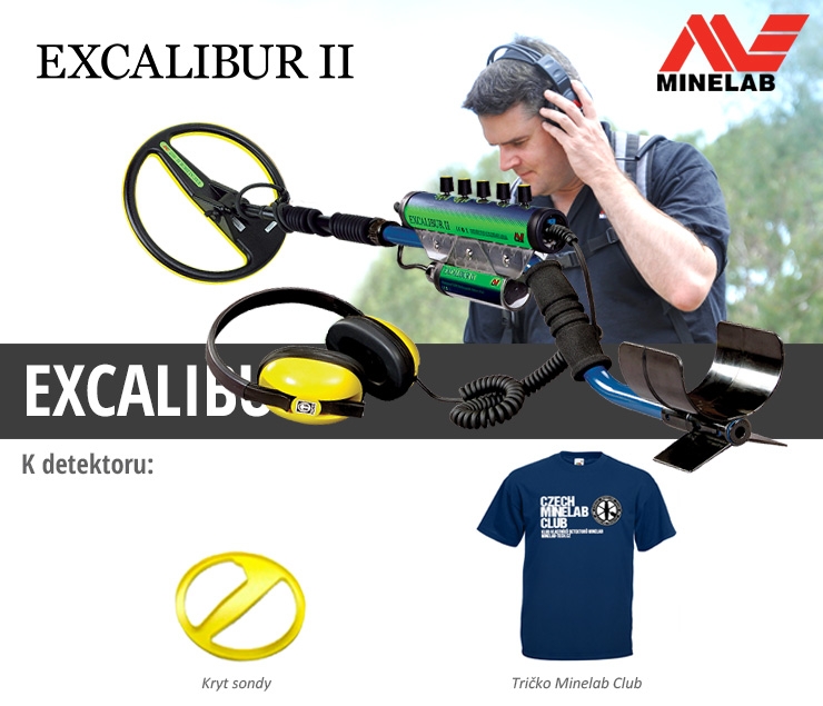Minelab Excalibur II metal detector | LovecPokladu.cz