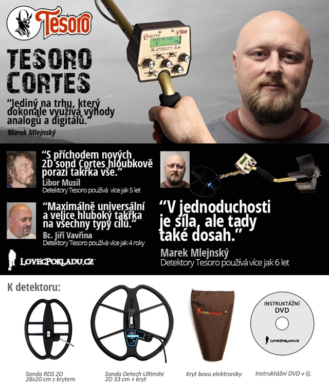 Tesoro Cortes RDS ULTIMATE metal detector | LovecPokladu.cz