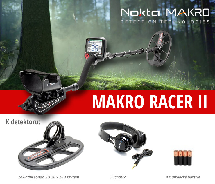 Zcela výjimečná prázdninová akce na detektory kovů Nokta-Makro Racer II. a Gold Racer