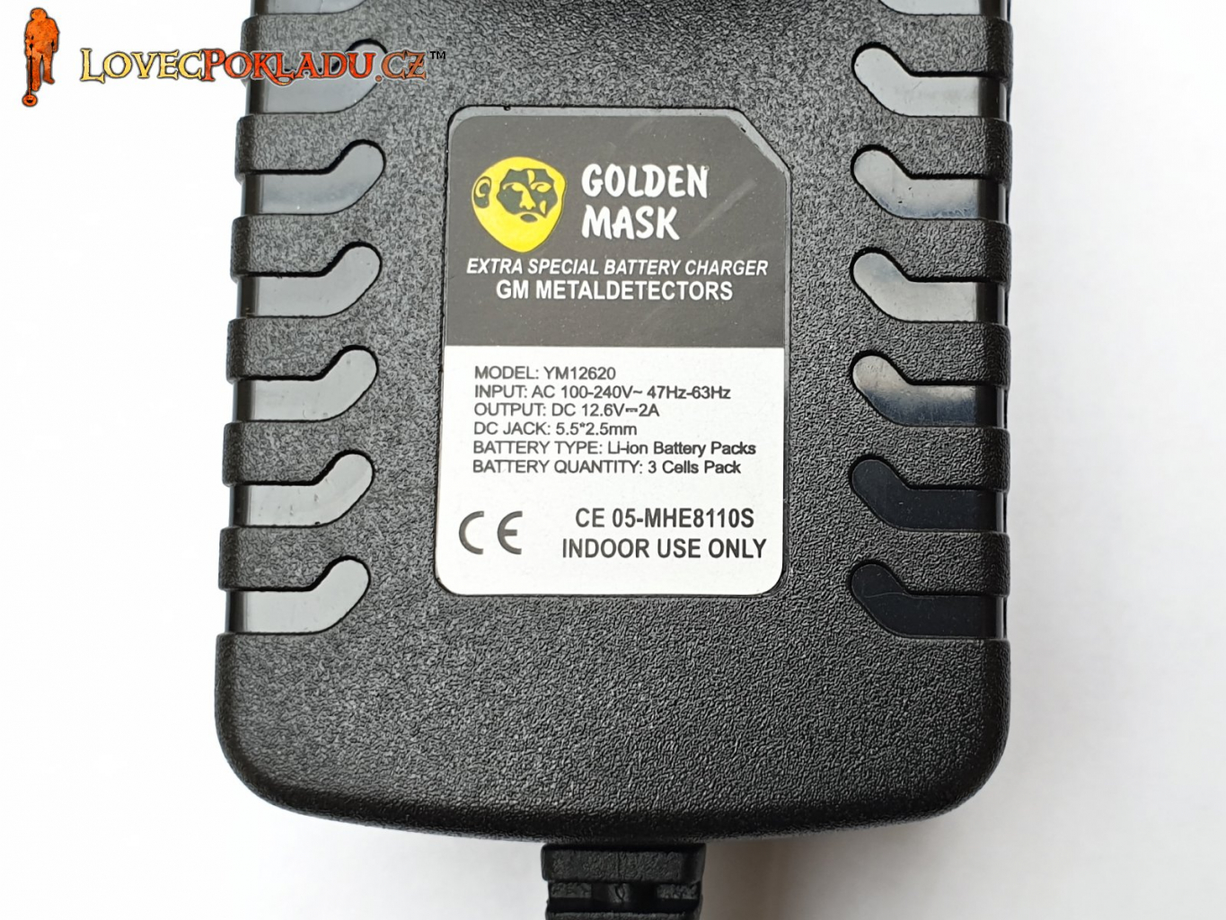Nabíječka pro detektory kovu Golden Mask s Li-ion battery pack |  LovecPokladu.cz