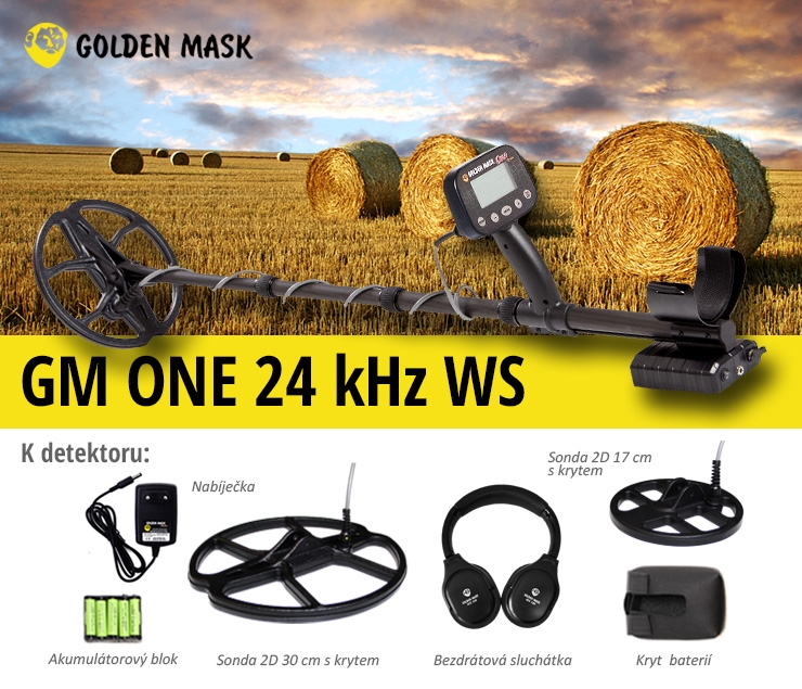 Detektor kovů GoldenMask GM One 24 kHz WS, GoldenMask GM One 24 kHz WS, GM  One