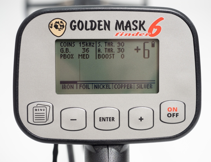 Ovládací box detektoru kovů Golden Mask GM6