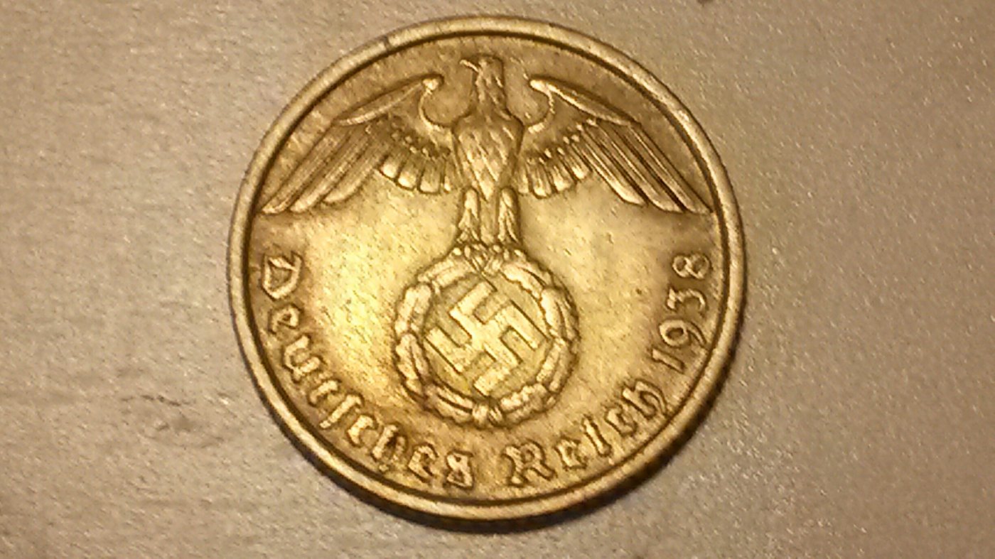 Německá mince (1938) 10 pfennig | LovecPokladu.cz
