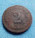 2 pfennig 1875 J
