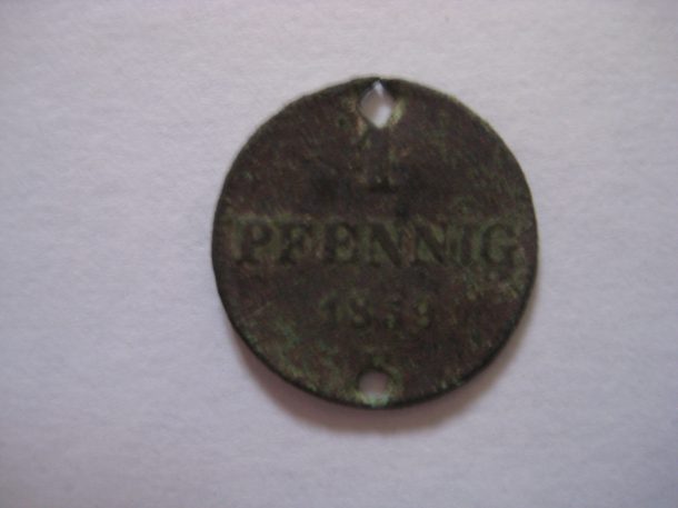 1 pfennig 1859