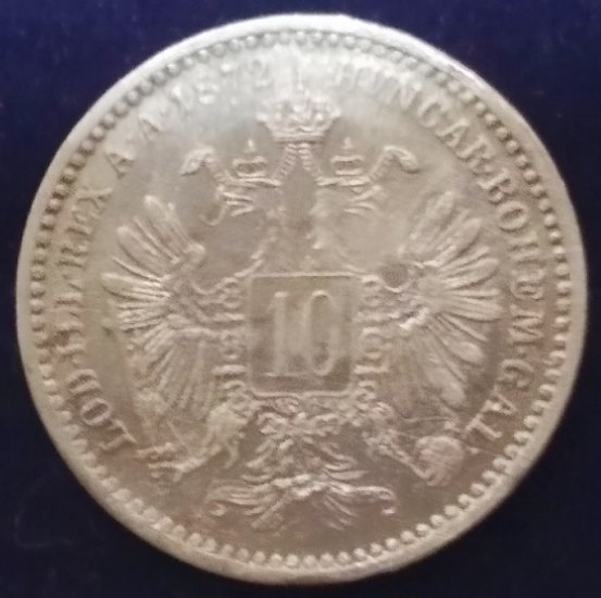 10 Kreuzer 1872