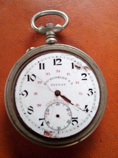 Pudni nalez, Kapesni hodinky  Louis Roskopf r.v.1906