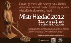 Master Searcher 2012 offene Meisterschaft der Tschechischen und Slowakischen Republik im Metalldetektieren