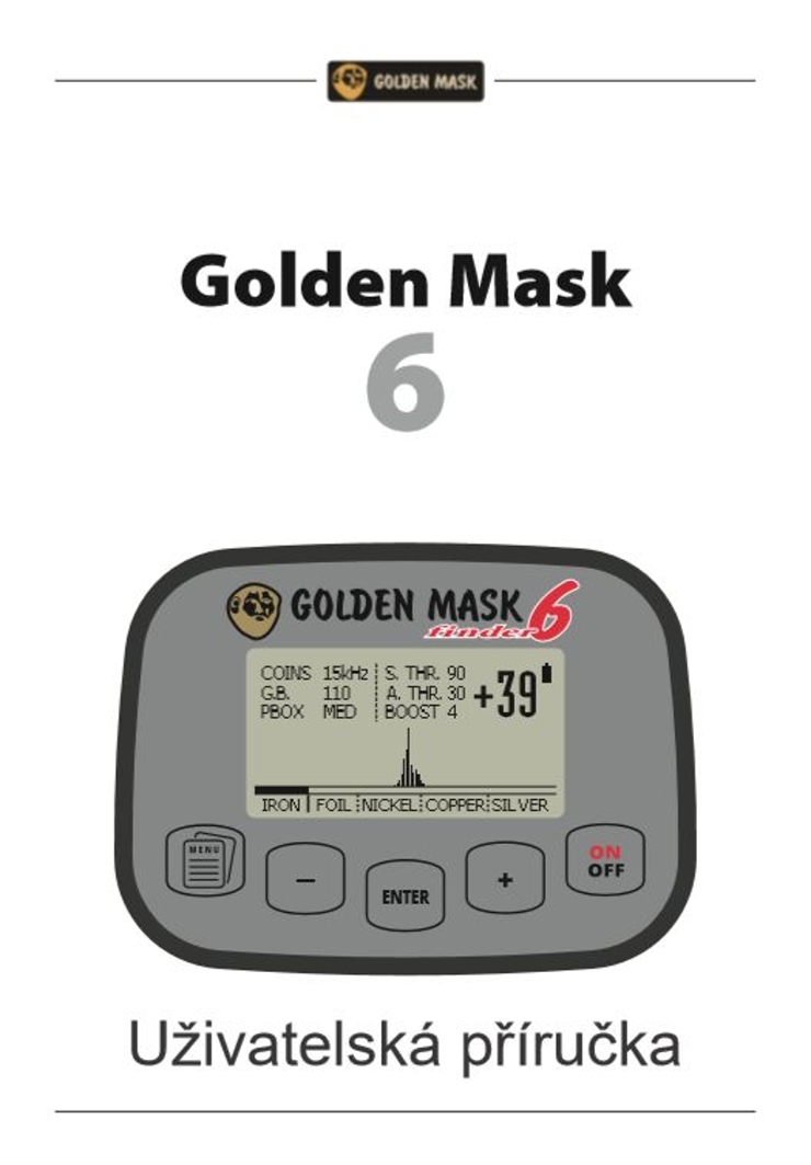 Anleitung für Metalldetektor Golden Mask GM6