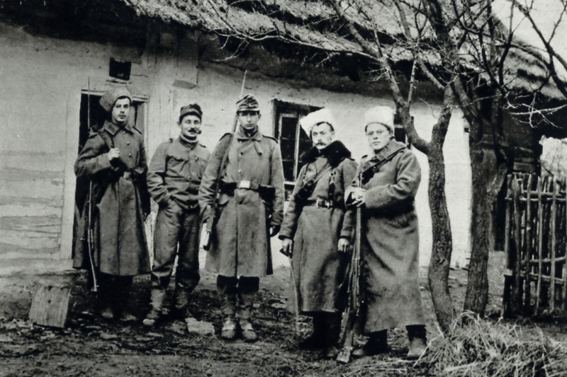 12.8. 1914 Lebende Freiwillige gründeten die Tschechische Kompanie