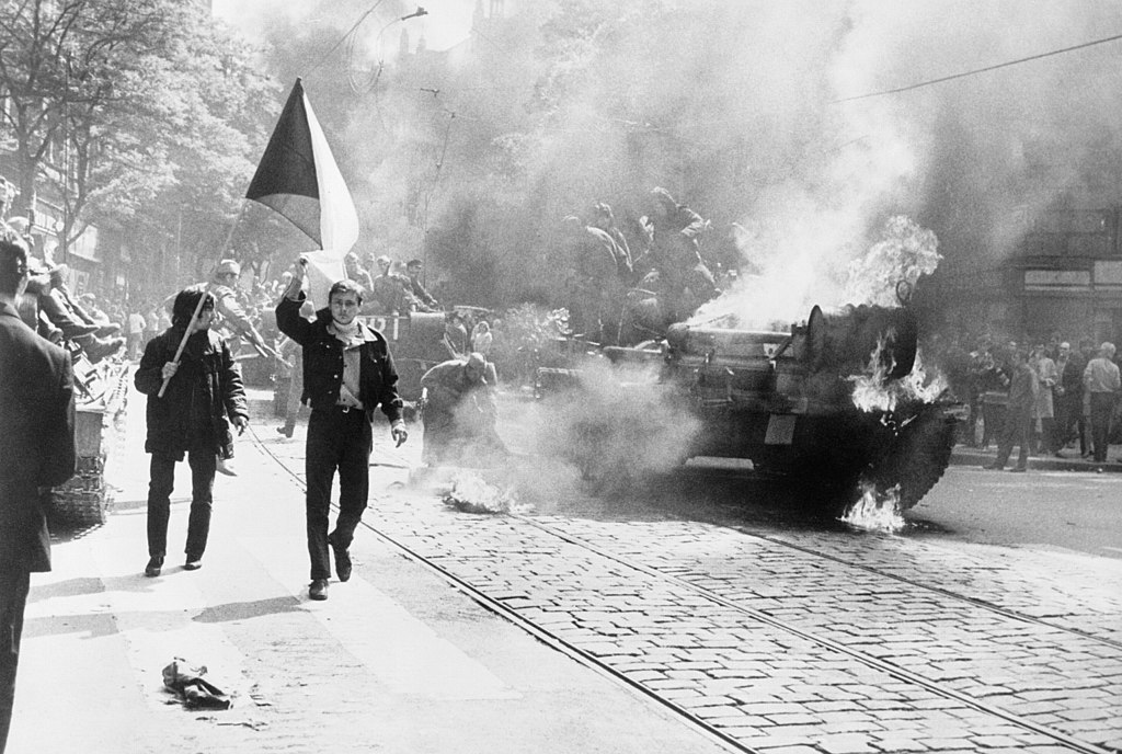 21.8. 1968 Occupation by Warsaw Pact troops