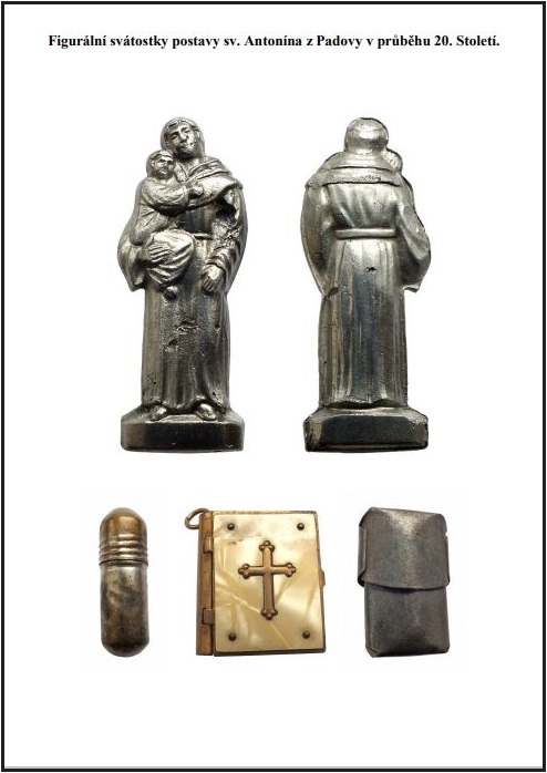 Figurative Sakramentalien des heiligen Antonius von Padua im 20.