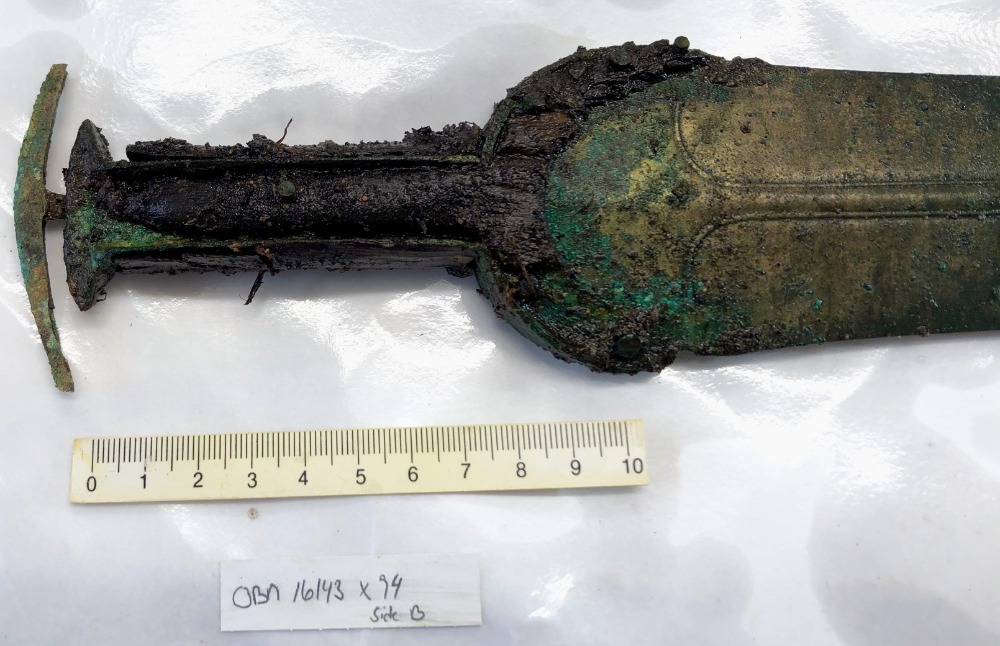 In Denmark, they found a very rare 3,000-year-old ceremonial sword in perfect condition