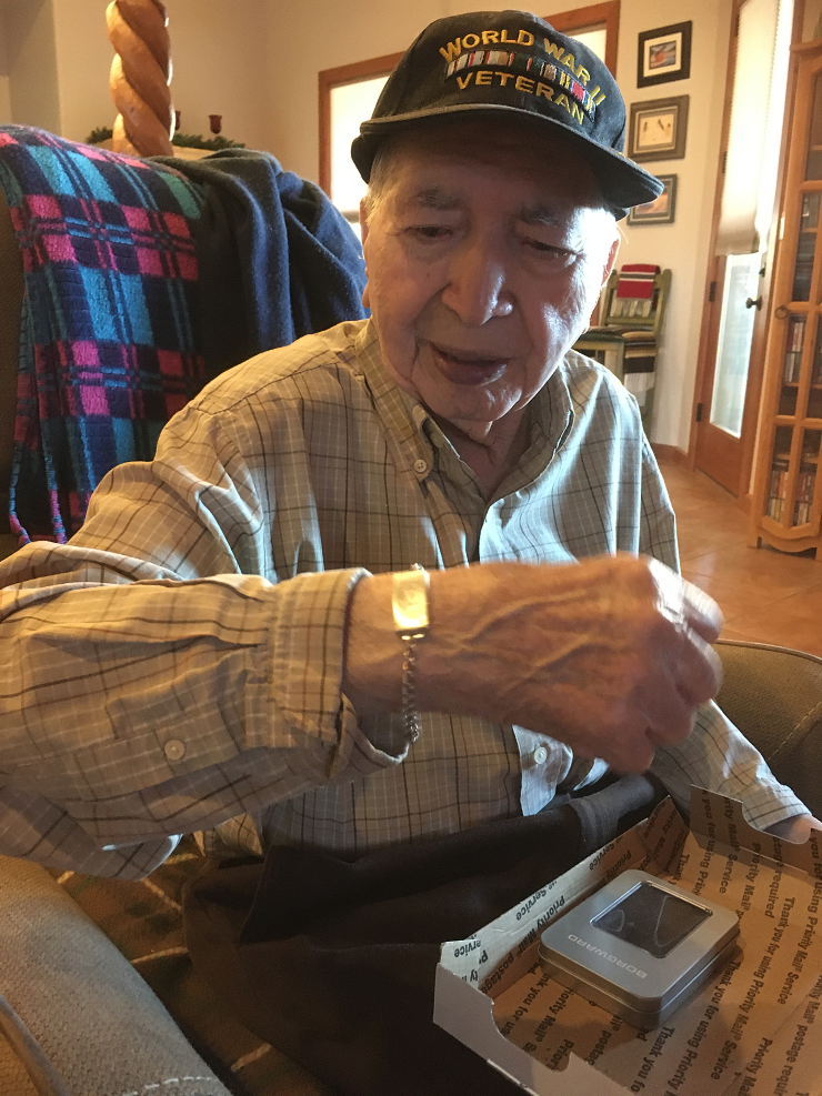 War veteran gets his bracelet after 76 years