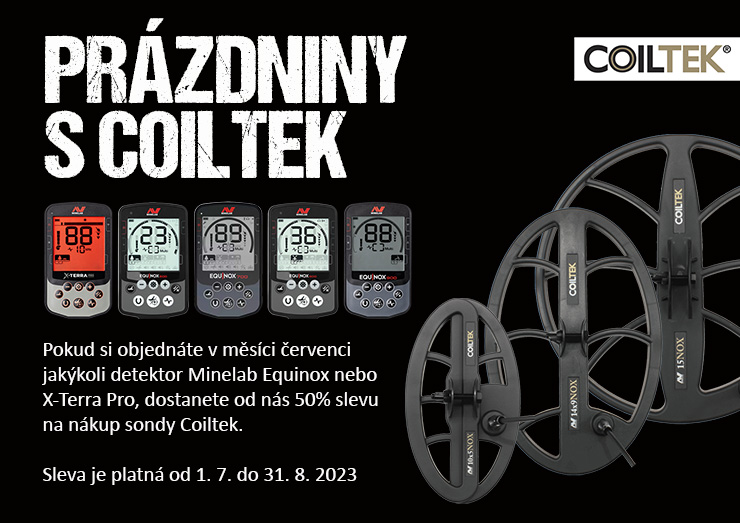 Holidays with Coiltek coils for Minelab Equinox and X-Terra PRO detector series