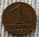Rakouská republika (1918&ndash;současnost) 1 Groschen (1 Groš)
