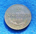 Ferdinand V. (1835&ndash;1848) 2 Kreuzer (2 Krejcar)