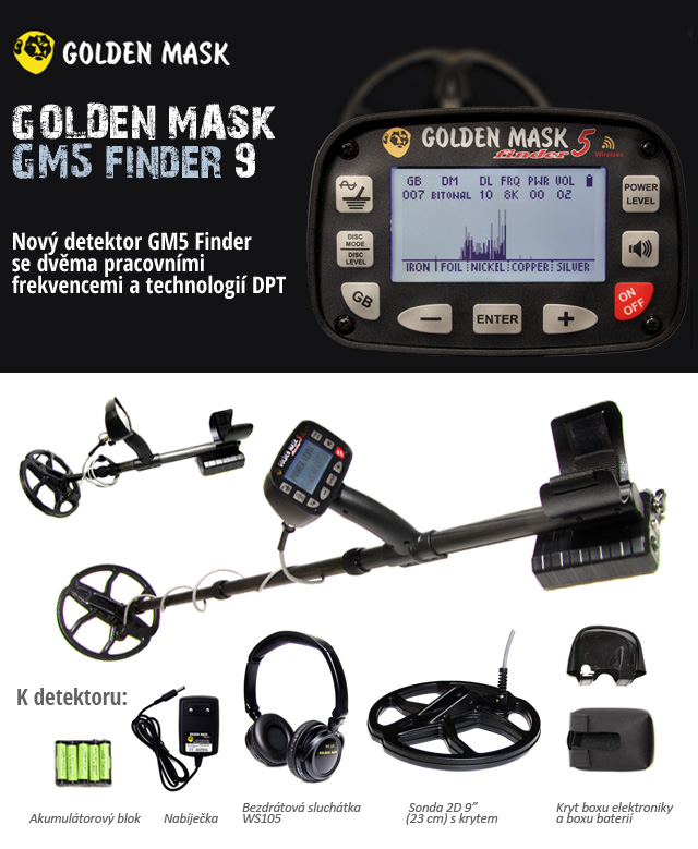 Detektor kovů Golden Msk GM5