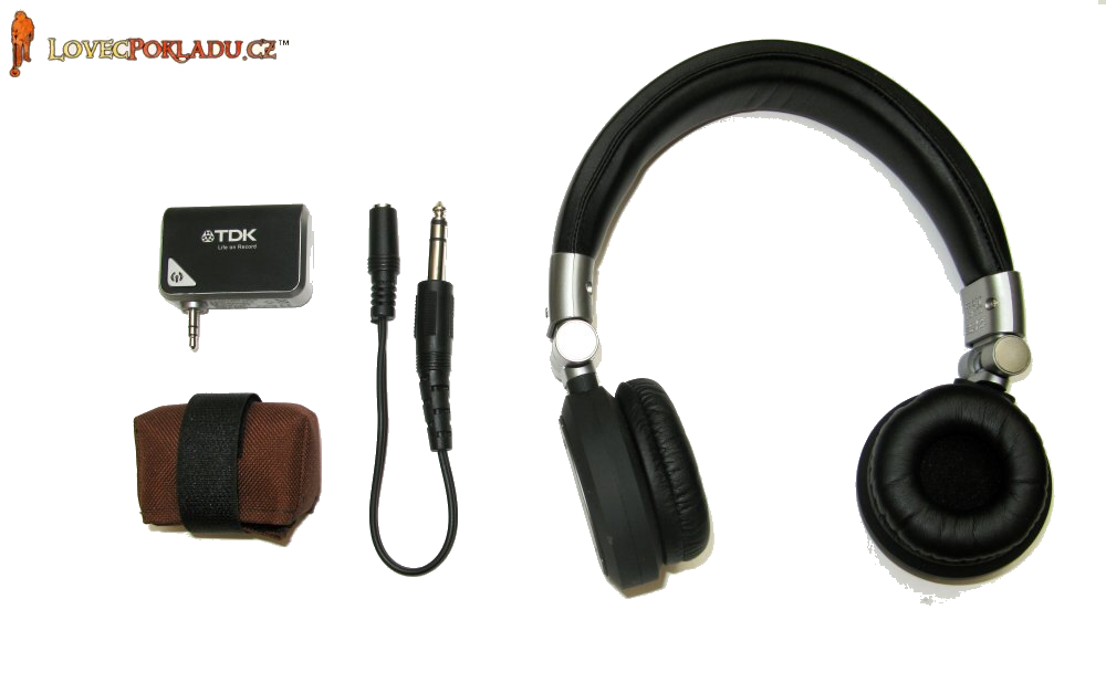 Bezdrátová sluchátka WR700 pro detektory kovů | LovecPokladu.cz